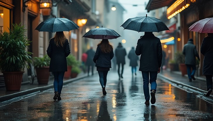 Студен фронт носи валежи и понижение на температурите Студен фронт носи валежи и понижение на температурите