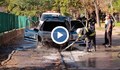Полицейски автомобил пламна в Русе