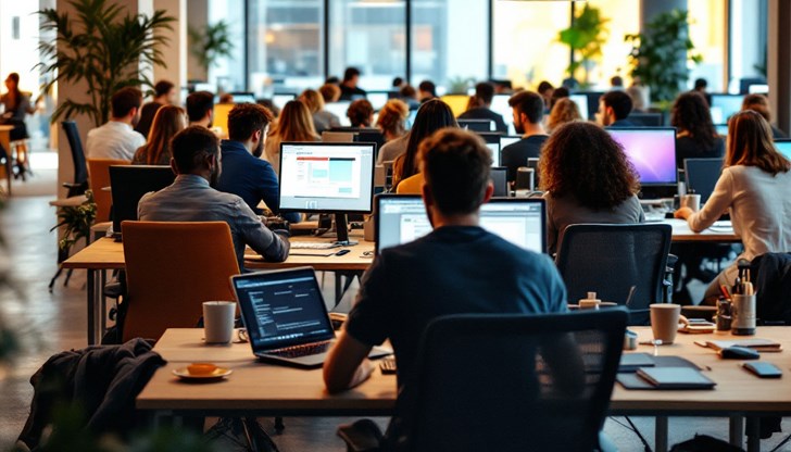 Драстичен спад с 46% в търсенето на IT специалисти Драстичен спад с 46% в търсенето на IT специалисти