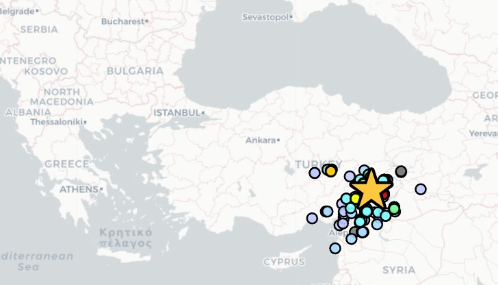 Трусът е регистриран тази сутрин в 9:46 часа Трусът е регистриран тази сутрин в 9:46 часа
