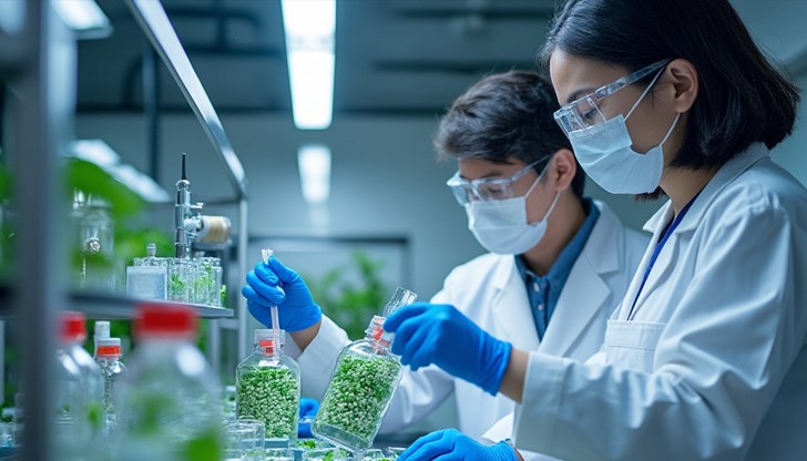 Успешна трансплантация на хлоропласти от водорасли в клетки от хамстер Успешна трансплантация на хлоропласти от водорасли в клетки от хамстер