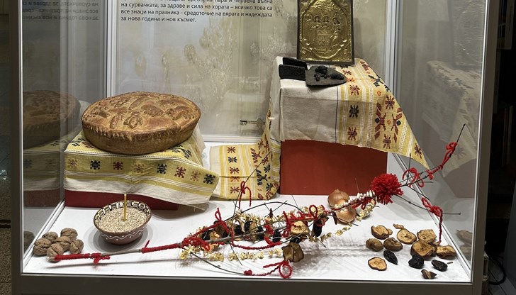 Посетителите в Регионален исторически музей - Русе могат да разгледат витрина с автентична коледна трапеза