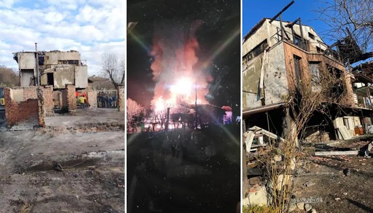 Доброволци помагат за възстановяването на изгорелите къщи Доброволци помагат за възстановяването на изгорелите къщи