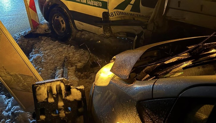 Пътният инцидент е между тунелите Витиня и Топли дол