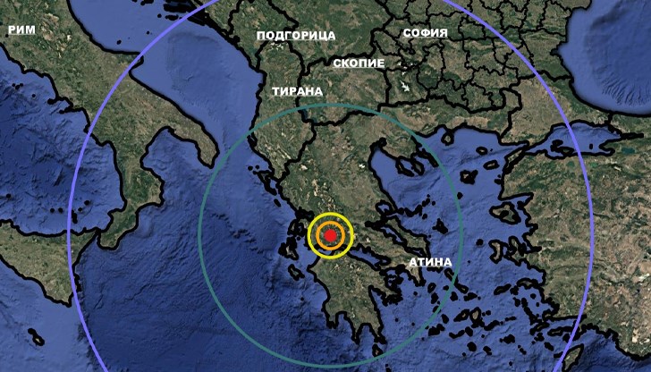 Трусът е с магнитуд 5.0 по Рихтер, регистриран е в района на град Аргинио Трусът е с магнитуд 5.0 по Рихтер, регистриран е в района на град Аргинио