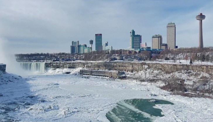 Арктическите температури в САЩ създадоха рядко срещана природна гледка