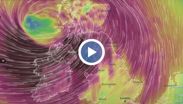 Обявен е червен код в Шотландия и Северна Ирландия