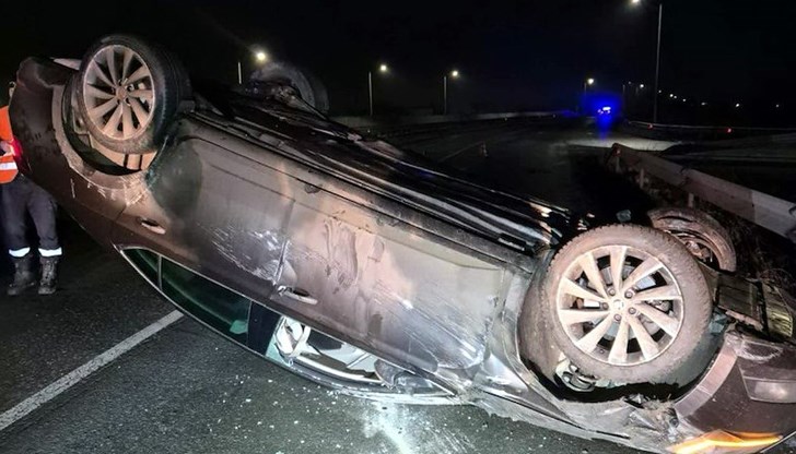 Катастрофата предизвика сериозно задръстване в района на Индустриалния парк