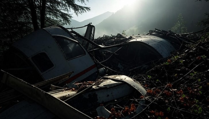 Частната машина катастрофира в гориста местност над Хофберг Частната машина катастрофира в гориста местност над Хофберг