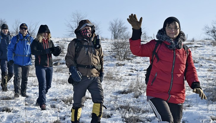 Всяка зима ТД "Приста" - Русе организира зимни походи в региона