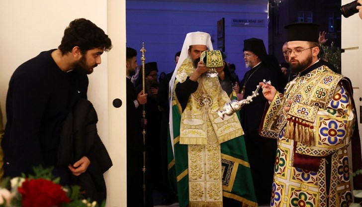 Негово Светейшество оглави първата вечерня в новия български храм в Лондон