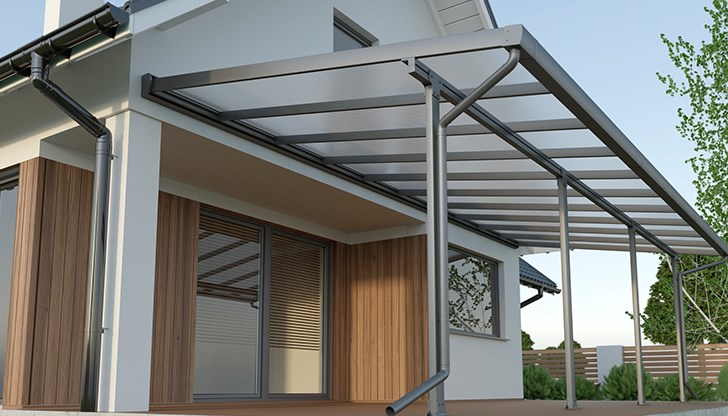 Алуминиеви или стоманени навеси - предимства и недостатъци Алуминиеви или стоманени навеси - предимства и недостатъци