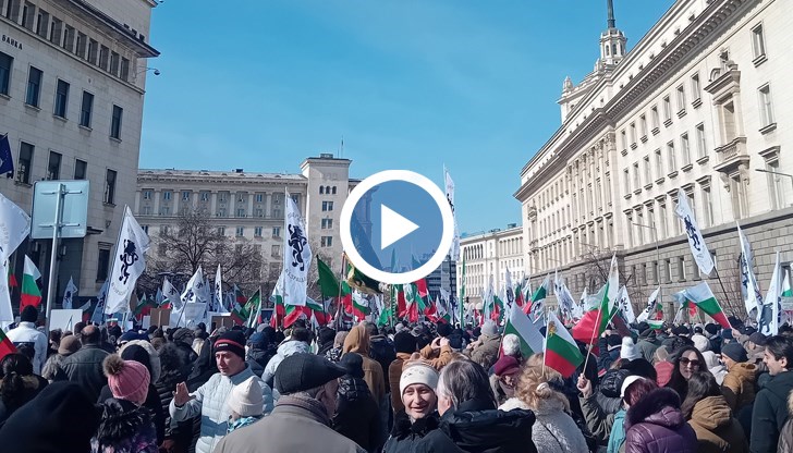 Инциденти белязаха демонстрацията срещу въвеждането на еврото