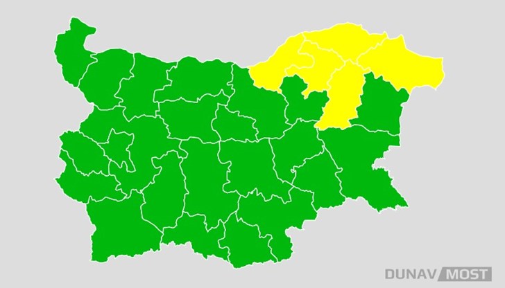 Предупреждението е за ниски температури