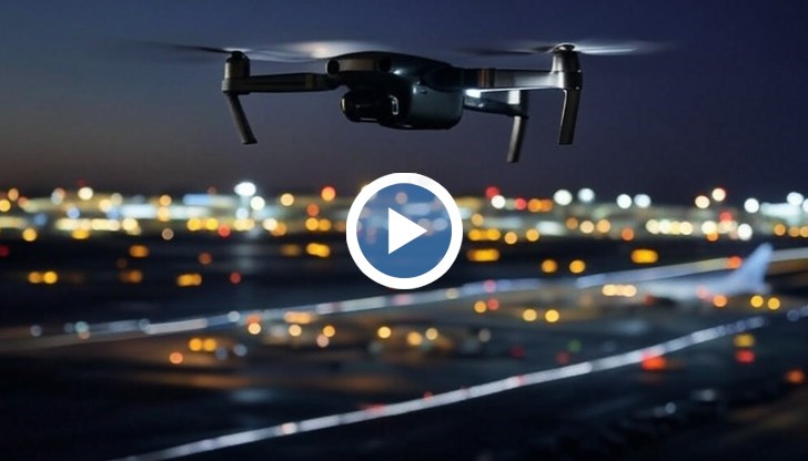 Дронът отложи излитането на три полета, а други три самолета забавиха кацането си