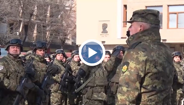 Церемонията по изпращането на контингента се проведе в Хасково