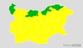 Жълт код за силен вятър в почти цяла България