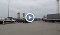 Километрични опашки от ТИР-ове на Дунав мост