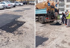 Некачествен ремонт на дупки възмути жителите на Чародейка Жителите на квартал