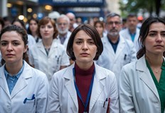 Здравните работници искат достойни условия на трудМедицинският персонал от Университетската