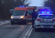 Шофьорът е освободен за домашно лечение след контузия на главатаТоварен