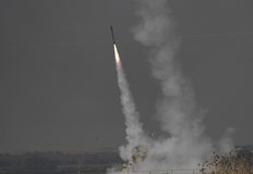 Три снаряда са били изстреляни от южната част на ГазаВъоръженото