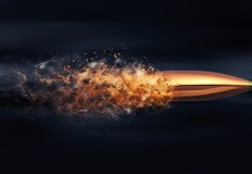 Полицейски куршум премина през прозорец зала и тоалетна преди да