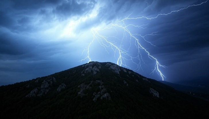 Очакват се интензивни валежи и гръмотевици в Западна България