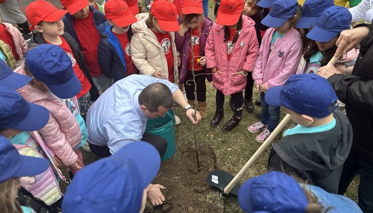 Екоакцията „Да засадим бъдещето" привлече деца, родители и педагози в грижа за природата