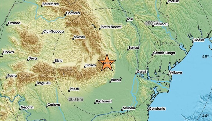 Трусът е регистриран в 06:51 часа