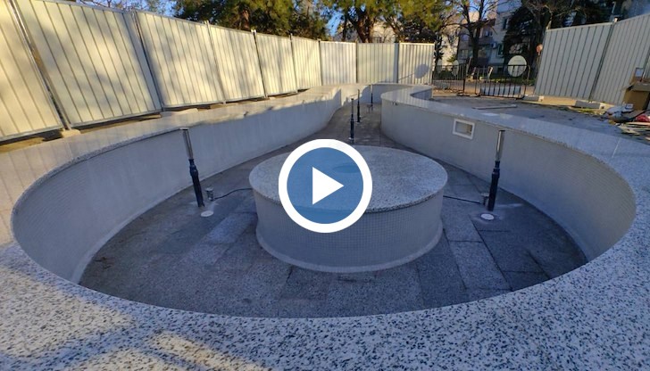 Не е готова само скулптурата "Хоро", която ще бъде поставен по-късно