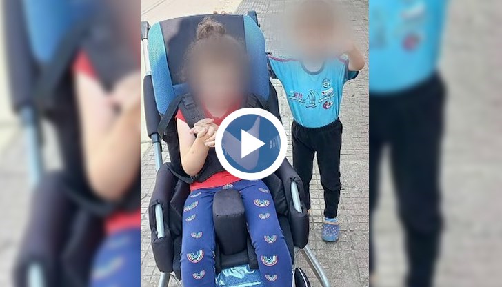 Задигнаха обезопасителен колан от количка на дете с увреждане