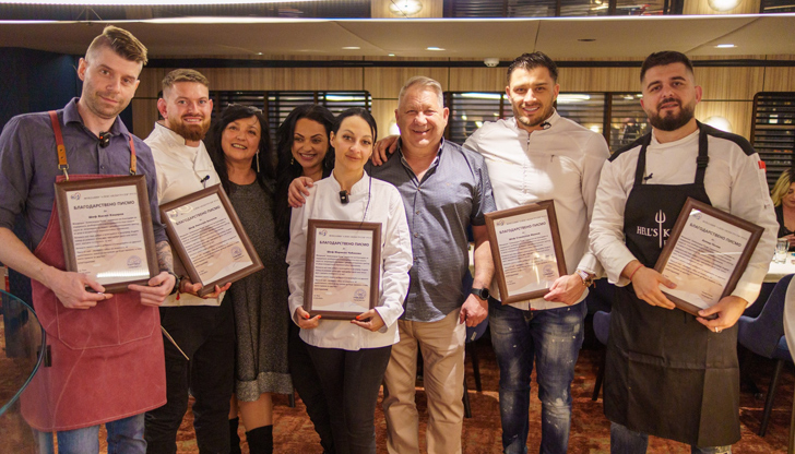 Шеф Станислав Иванов и звезди от Hell's Kitchen приготвиха петстепенно