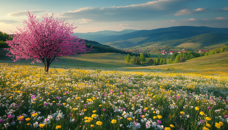 Месечна прогноза: Динамичен април с температурни контрастиМесец април 2025 година