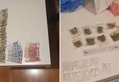 При обиска са открити марихуана амфетамин метамфетамин и кокаинКриминалисти от