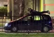 Видео с опасната каскада предизвика възмущение сред жителите на градаДвама