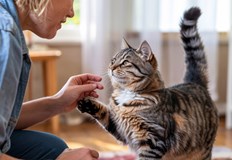 Зад привидно неприличното поведение се крие дълбок израз на котешка