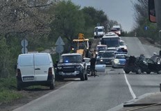 Въведен е обходен маршрут през СлавяновоВременно е ограничено движението в