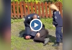 Мъж се съпротивлява при арест след открити подозрителни веществаНапрегната ситуация