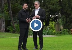 Разговорът на украинския президент с Киър Стармър бе след траурната