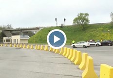 Въведен е пропускателен режим тъй като движението се осъществява в