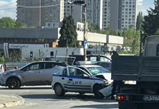 Инцидентът временно затрудни движението на ул 8 декември в СофияВерижна