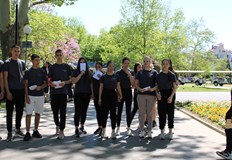 Ученици от ПГ по туризъм преминаха маршрут с патриотични елементи