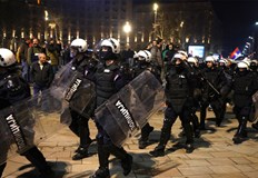 Белградските студенти изразиха шок от прекомерната употреба на сила при