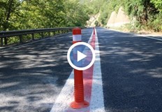 Започна монтирането на разделителни колчета на отсечката на смъртта между