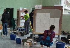 Кристияна Георгиева от ПГСАГ Пеньо Пенев доказа че мазилките не