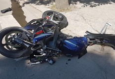 За последната седмица това е втората тежка катастрофа с моторист