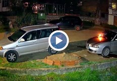 Камери заснеха престъплението извършено въпреки ограничителната заповедВ ранните часове на