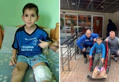 9 годишният Радомир получи спешна помощ след счупване на бедрената кост