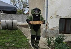 Експертният екип от 55 и инженерен полк успешно унищожи опасния боеприпас